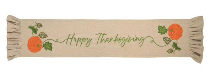 Happy Thanksgiving Table Runner
