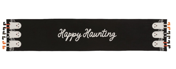 Ghost Dangle Leg Table Runner