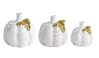 Pumpkin Bud Vases
