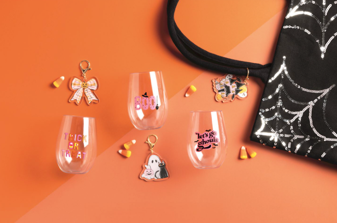 Wine Cup & Bag Charm Set
