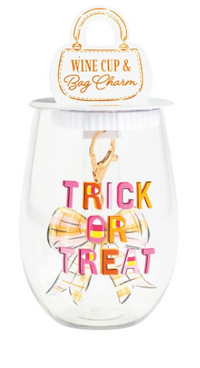 Wine Cup & Bag Charm Set