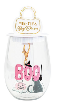 Wine Cup & Bag Charm Set