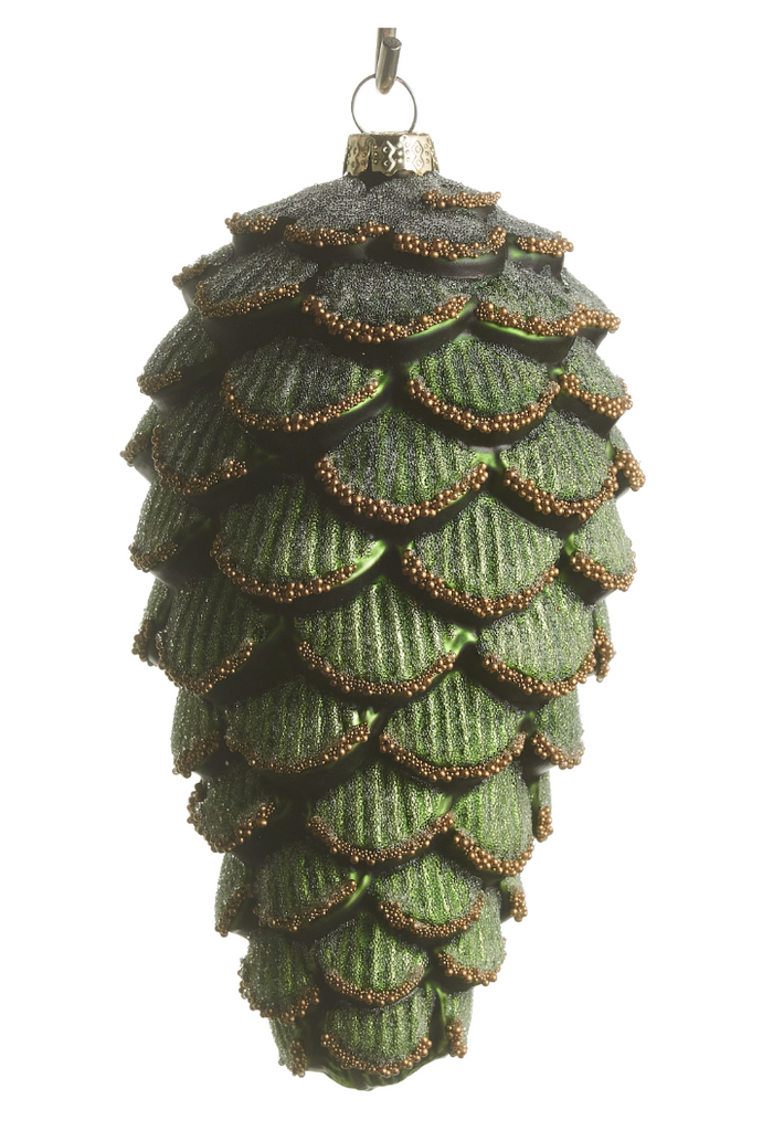 Green Pinecone Ornament