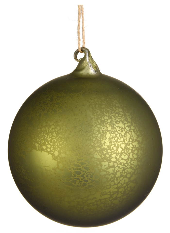 Green Mercury Ball Ornament