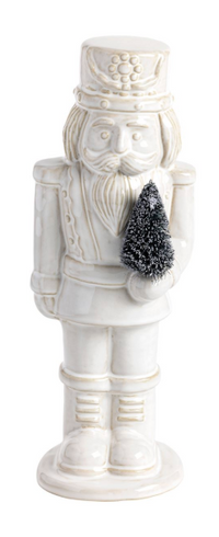 White Ceramic Nutcrackers