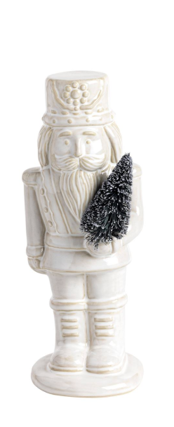 White Ceramic Nutcrackers