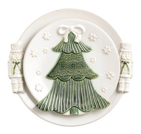 White Christmas Platter Set
