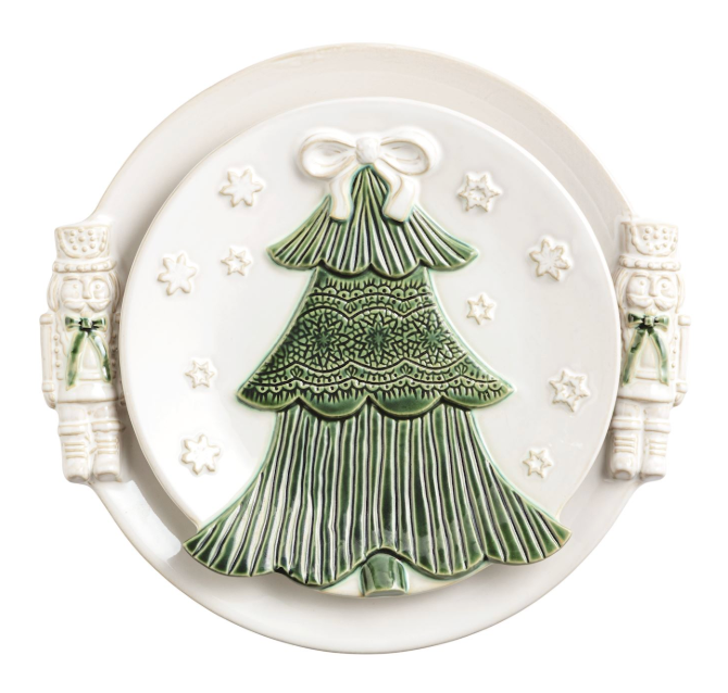 White Christmas Platter Set