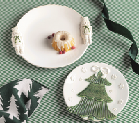 White Christmas Platter Set