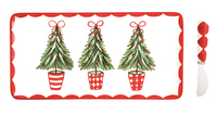 Tree Topiary Tray Set
