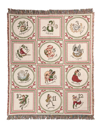 Twelve Days of Christmas Blanket