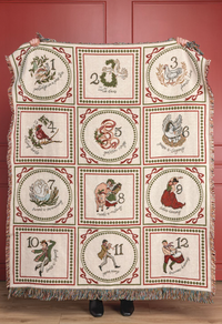Twelve Days of Christmas Blanket