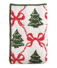 Christmas Tree Chenille Blanket