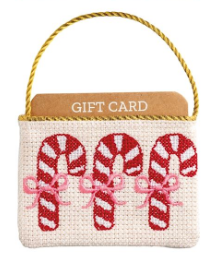 Christmas Needlepoint Gift Card Pouches