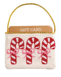 Christmas Needlepoint Gift Card Pouches