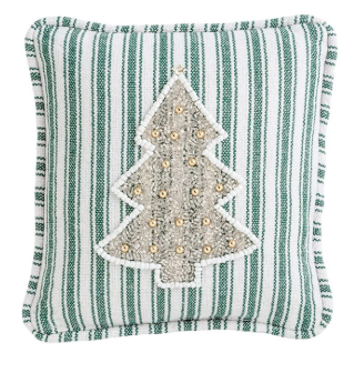 White Christmas Mini Beaded Pillows