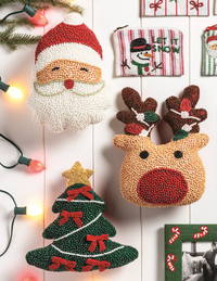 Christmas Beaded Pillow