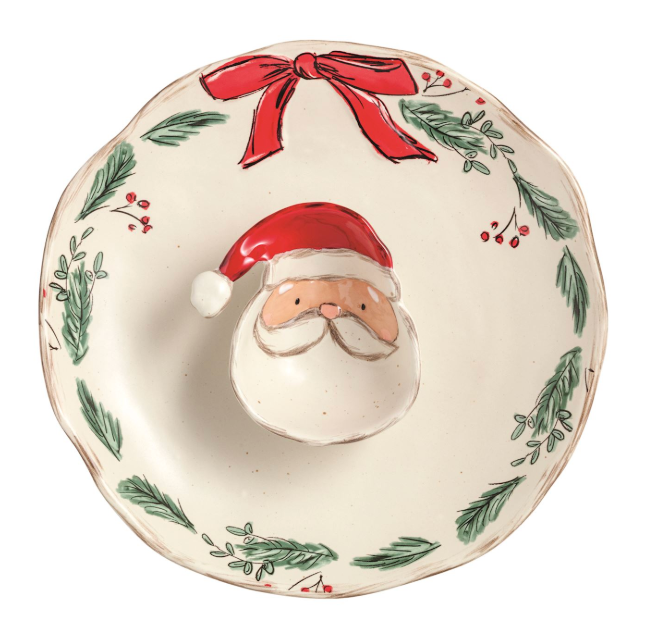 Santa Face Christmas Chip & Dip