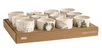 White Christmas Tidbit Bowls