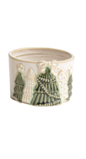 White Christmas Tidbit Bowls
