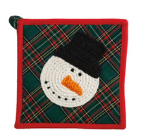 Tartan Crochet Trivet