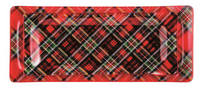 Tartan Glass Tray Set