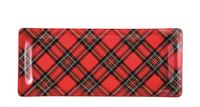 Tartan Glass Tray Set