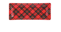 Tartan Glass Tray Set