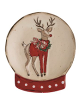 Snow Globe Tidbit Trays