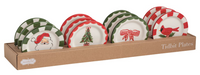 Christmas Tidbit Plates