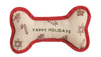 Embroidered Dog Bone Toys