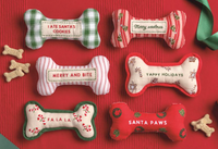 Embroidered Dog Bone Toys