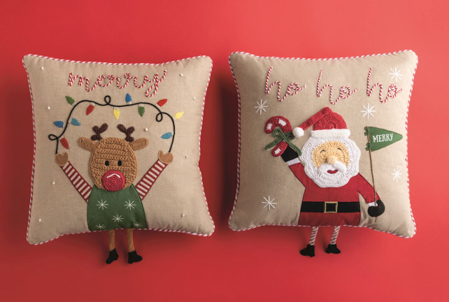 Christmas Dangle Leg Pillows