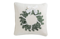 Crewel Christmas Embroidered Pillows