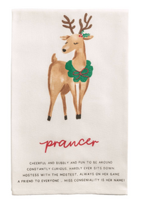 Reindeer Poem Tea Towels