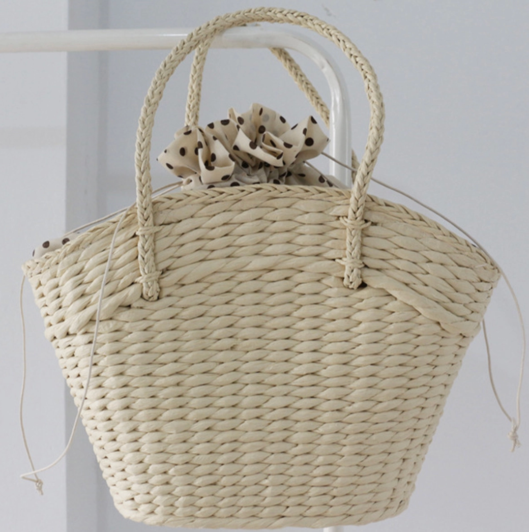 Woven Straw Tote