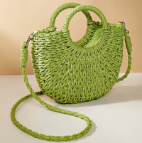 Straw Crossbody Bag