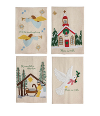 Nativity Embroidered Towel