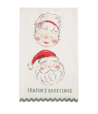 Christmas Ric-Rac Tea Towel
