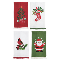 Christmas Fringe Towel