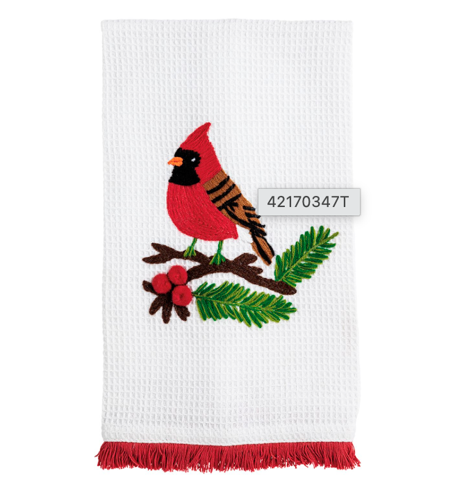 Christmas Fringe Towel