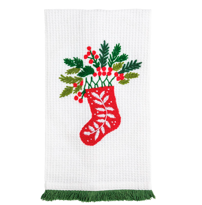 Christmas Fringe Towel