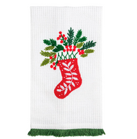 Christmas Fringe Towel