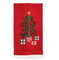Christmas Fringe Towel