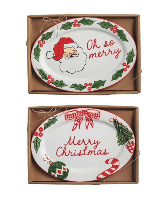 Holiday Sentiment Plates