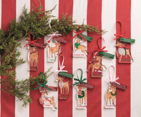 Santa's Reindeer Ornaments