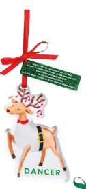 Santa's Reindeer Ornaments