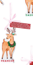 Santa's Reindeer Ornaments