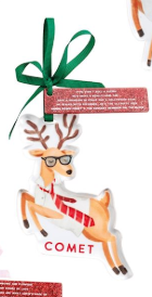 Santa's Reindeer Ornaments