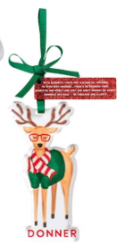 Santa's Reindeer Ornaments
